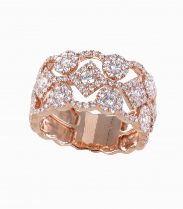 Bague Triple Diamants