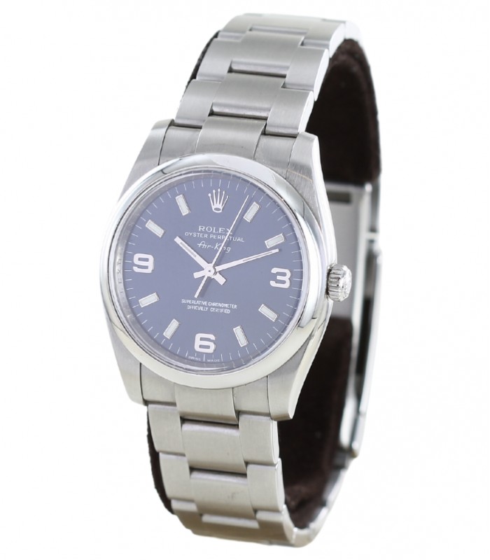 Rolex Blue Dial Air-king - Roosevelt Or