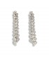 Boucle d'oreilles Chute Or Gris