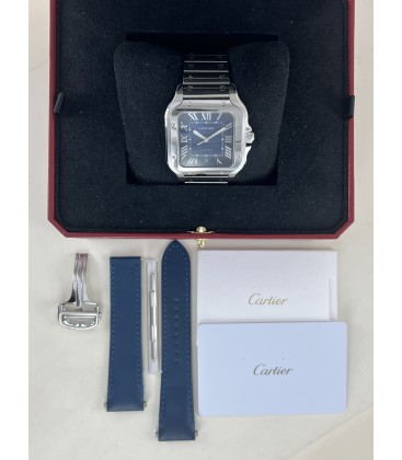 Cartier Santos Blue Dial